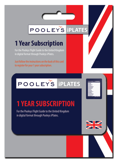 Pooleys UK  iPlates 1 Year Subscription CardImage Id:154802