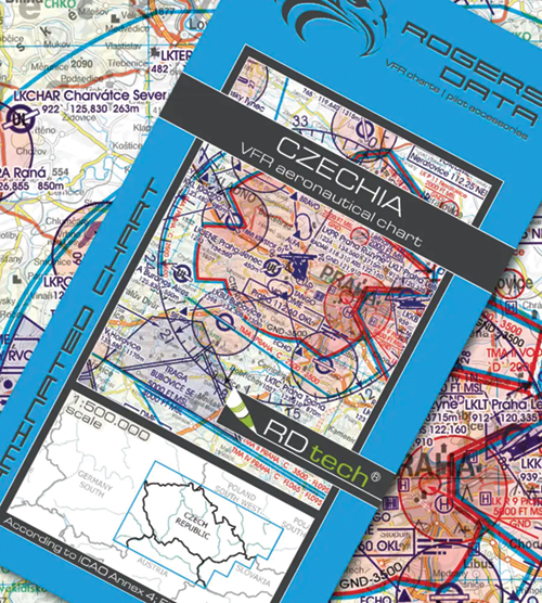 2024 Czech Republic VFR Chart 1:500 000 - Rogersdata