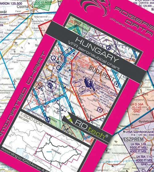 2024 Hungary VFR Chart 1:500 000 - Rogersdata