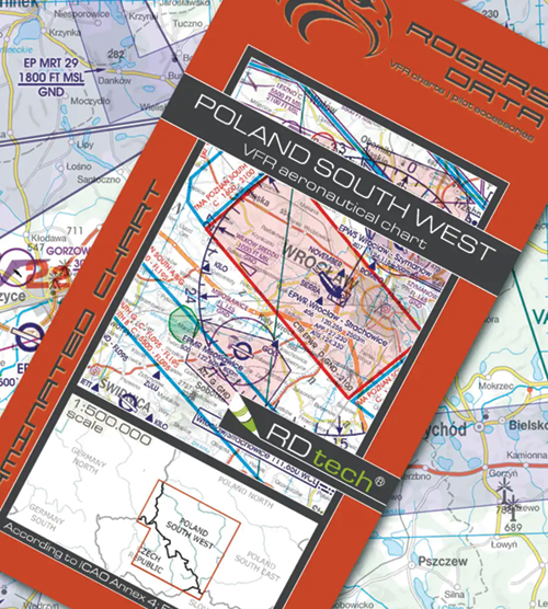 2024 Poland South West VFR Chart 1:500 000 - Rogersdata