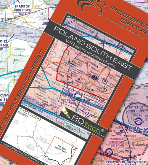 2024 Poland South East VFR Chart 1:500 000 - Rogersdata