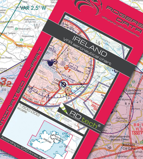 2024 Ireland VFR Chart 1:500 000 - Rogersdata