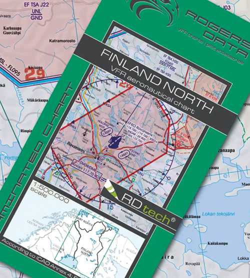 2024 Finland North VFR Chart 1:500 000 - Rogersdata