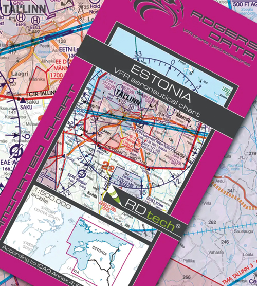 2024 Estonia VFR Chart 1:500 000 - Rogersdata