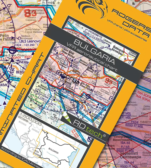 2024 Bulgaria VFR Chart 1:500 000 - Rogersdata