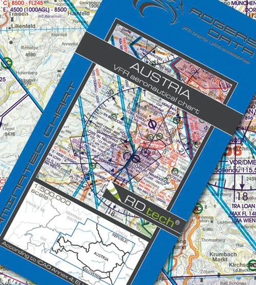 2024 Austria VFR Chart 1:500 000 - Rogersdata  (5D)