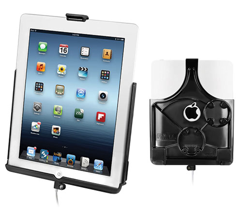 Holder for Apple iPad 4 docking (lightning connector)