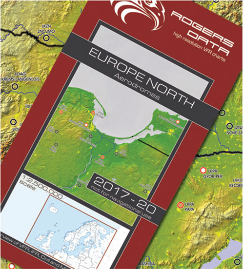 European Aerodromes North – Panorama Chart 1:2.500.000, 2017-2020 - Rogersdata